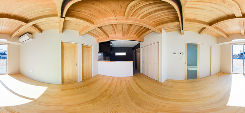 新築住宅「EcoNest（平屋）」360度 VR